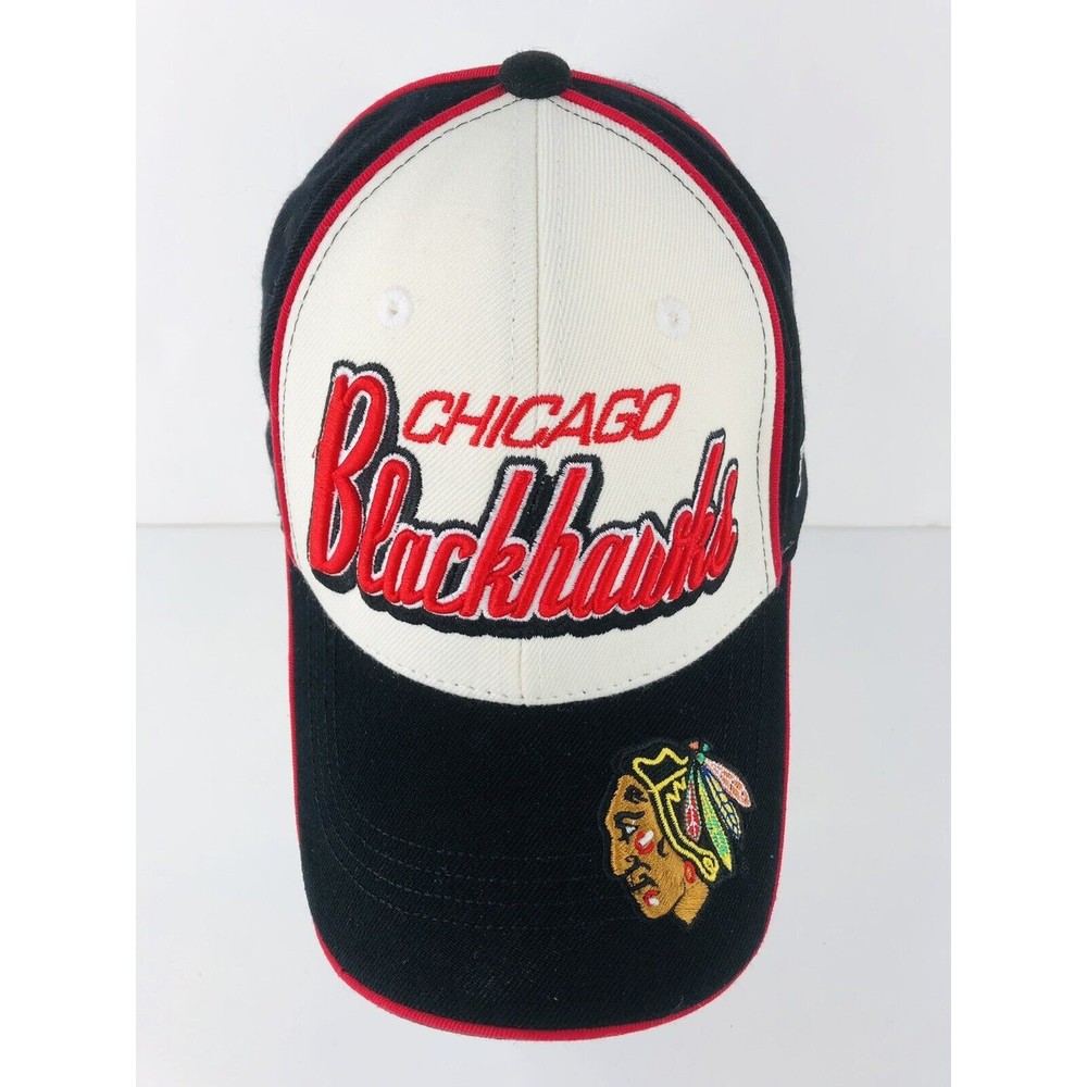 Chicago Blackhawks NHL Hockey Reebok Face-Off Adjustable Hat Cap